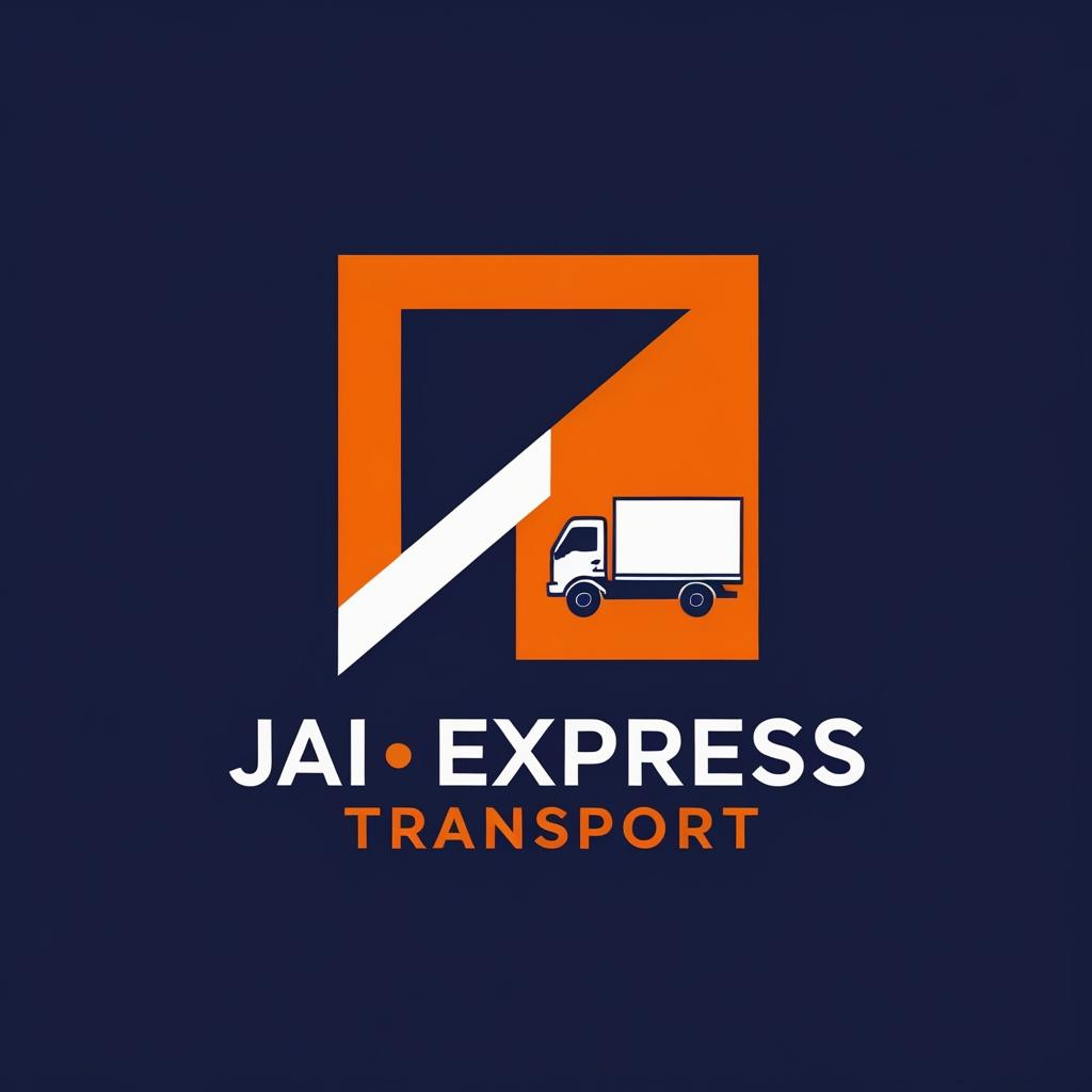 Modern Emblem Logo for Jai Express Transport